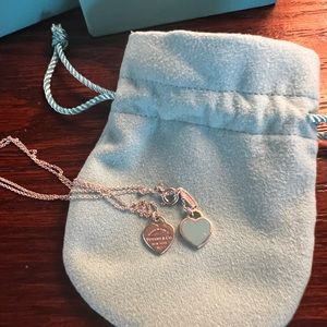 Tiffany & Co Double Heart Pendant